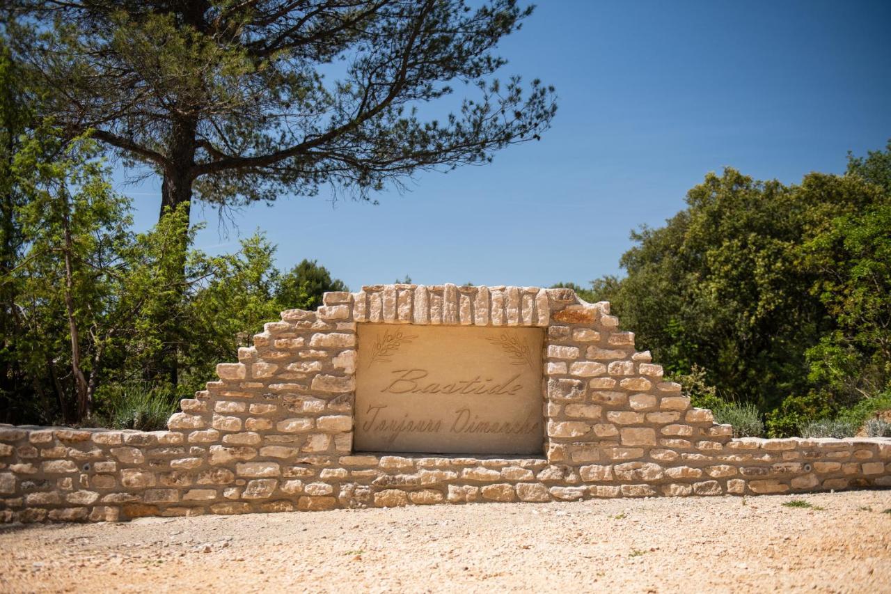 Bastide Toujours Dimanche, Maison De Vacances Avec Vue & Piscine Privee Gordes Zewnętrze zdjęcie