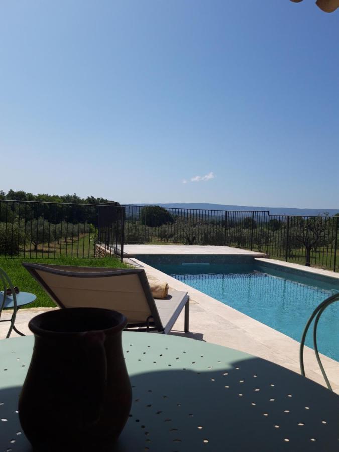Bastide Toujours Dimanche, Maison De Vacances Avec Vue & Piscine Privee Gordes Zewnętrze zdjęcie