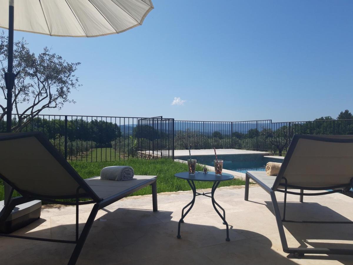 Bastide Toujours Dimanche, Maison De Vacances Avec Vue & Piscine Privee Gordes Zewnętrze zdjęcie