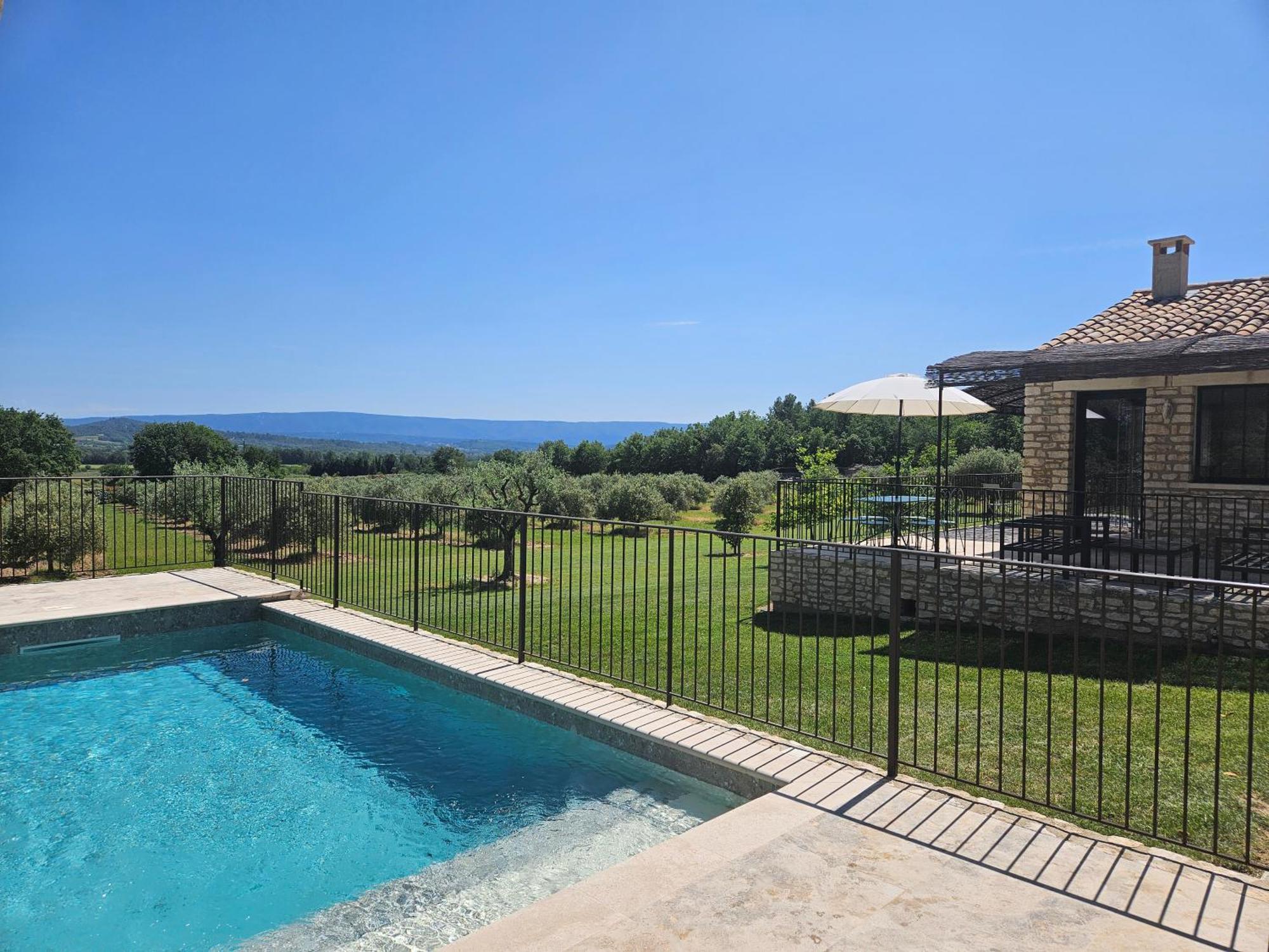 Bastide Toujours Dimanche, Maison De Vacances Avec Vue & Piscine Privee Gordes Zewnętrze zdjęcie